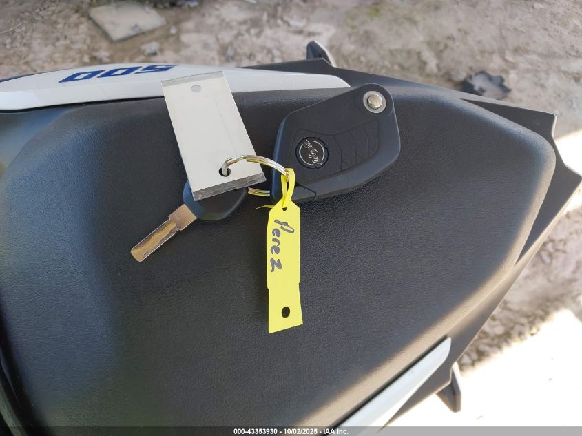 2024 Kawasaki Ex500 A/B VIN: ML5EXGJ13RDA20215 Lot: 43353930