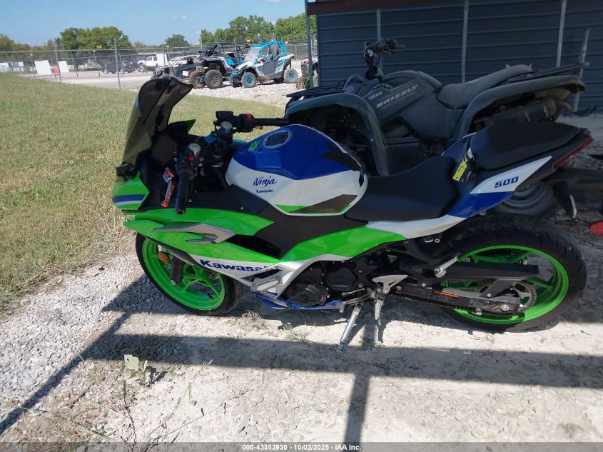 2024 Kawasaki Ex500 A/B VIN: ML5EXGJ13RDA20215 Lot: 43353930