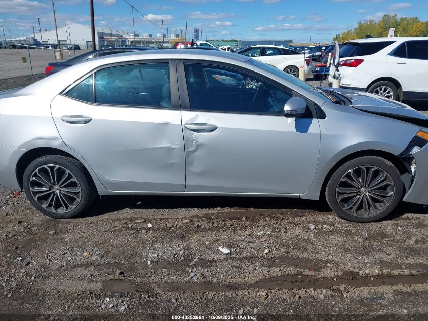 2014 Toyota Corolla S Plus VIN: 2T1BURHE8EC115394 Lot: 43353964