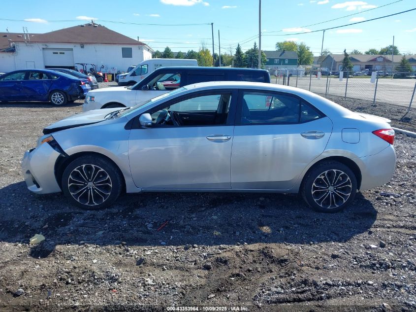 2014 Toyota Corolla S Plus VIN: 2T1BURHE8EC115394 Lot: 43353964