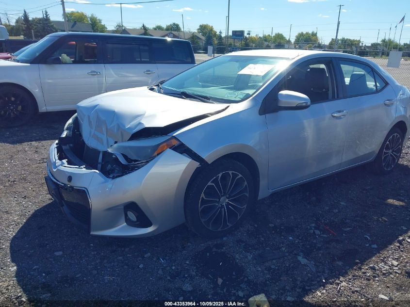 2014 Toyota Corolla S Plus VIN: 2T1BURHE8EC115394 Lot: 43353964