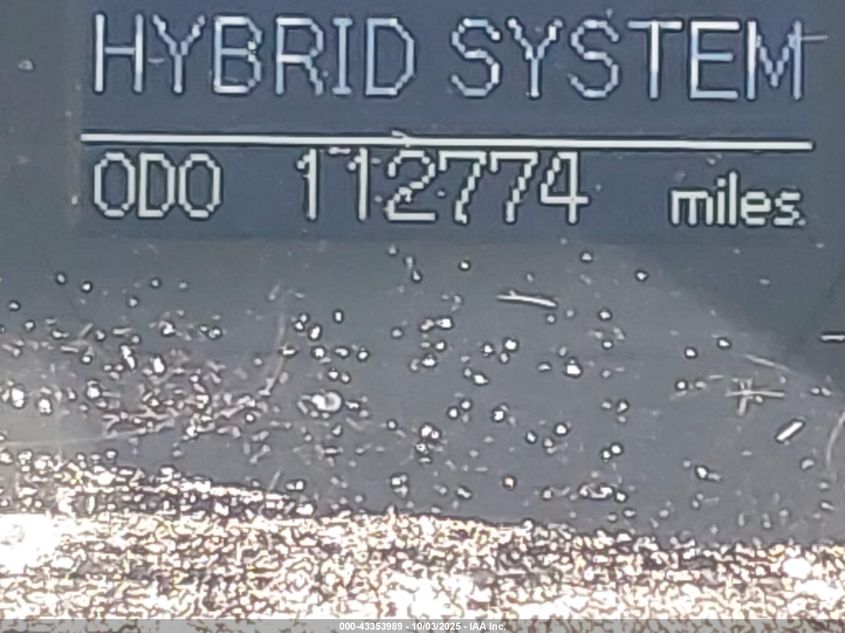 2008 Toyota Camry Hybrid VIN: 4T1BB46K28U035285 Lot: 43353989