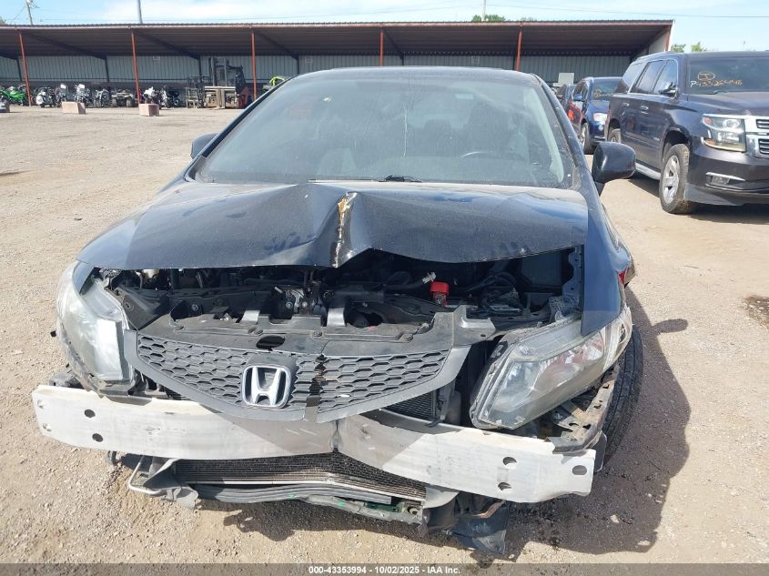 2013 Honda Civic Lx VIN: 2HGFG3B54DH520866 Lot: 43353994