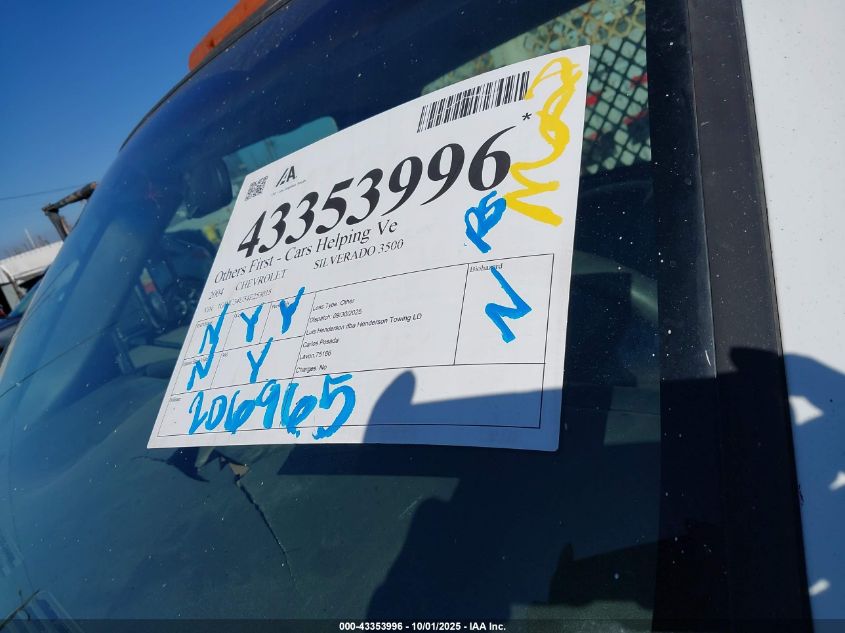 2004 Chevrolet Silverado 3500 Chassis VIN: 1GBJC34U54E253015 Lot: 43353996