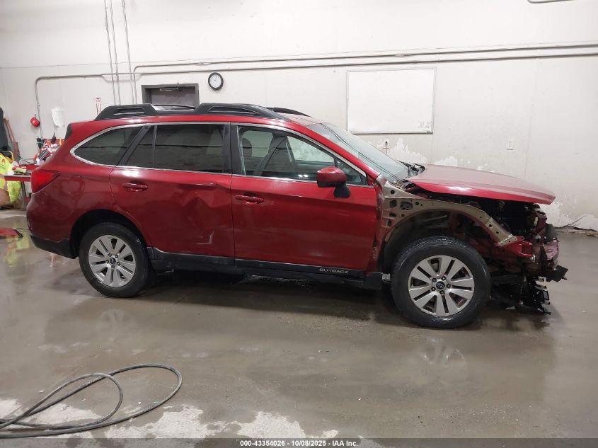 2017 Subaru Outback 2.5I Premium VIN: 4S4BSACC7H3415286 Lot: 43354026