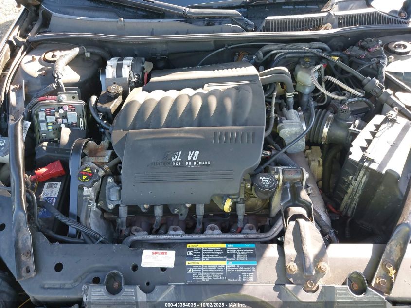 2006 Chevrolet Impala Ss VIN: 2G1WD58C369305011 Lot: 43354035