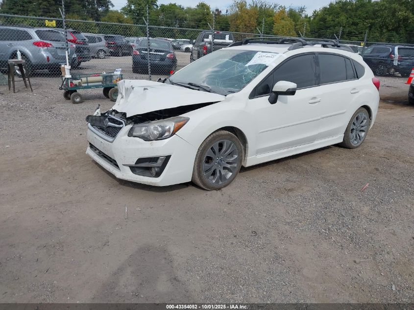 2016 SUBARU IMPREZA 2.0I SPORT LIMITED - JF1GPAY67GH286018