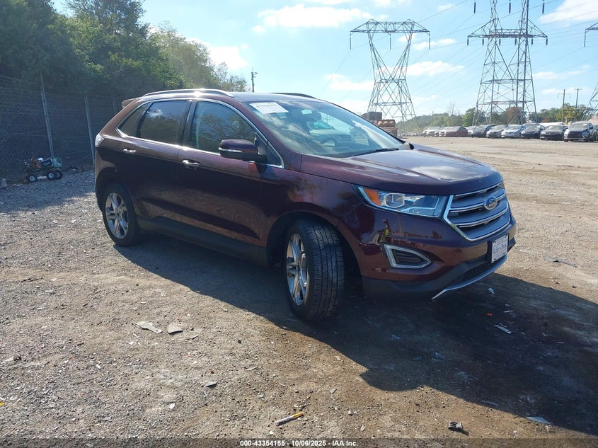 Vin: , lot: 43848876, ford edge titanium 2017 img_1