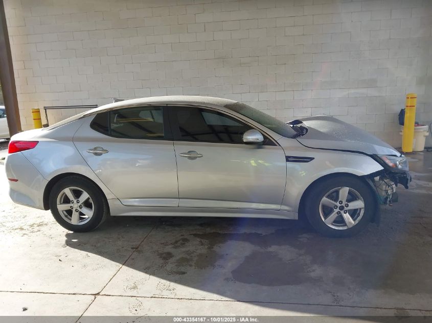 2015 Kia Optima Lx VIN: 5XXGM4A74FG478600 Lot: 43354167