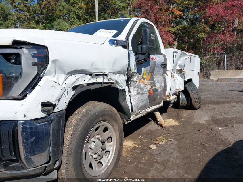 2024 GMC Sierra 3500Hd 4Wd Long Bed Pro VIN: 1GD39SE70RF235279 Lot: 43354169