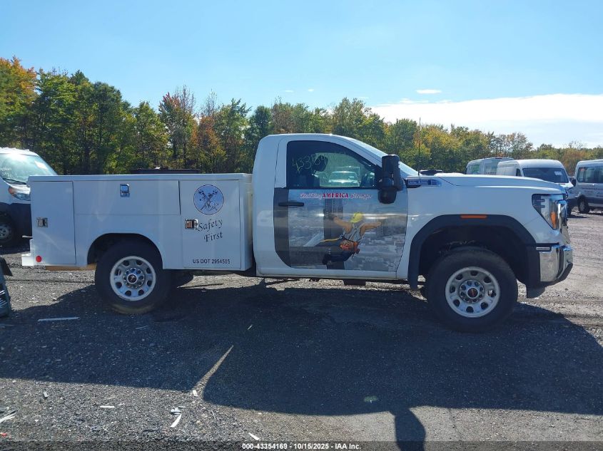 2024 GMC Sierra 3500Hd 4Wd Long Bed Pro VIN: 1GD39SE70RF235279 Lot: 43354169