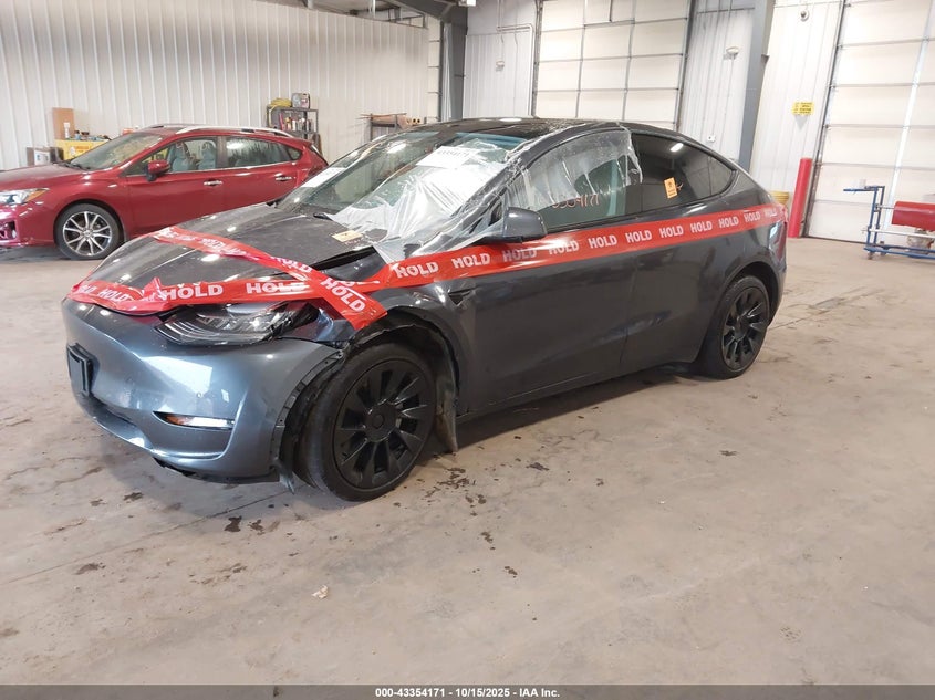 7SAYGDEE2NF458287 2022 TESLA MODEL Y photo no. 2
