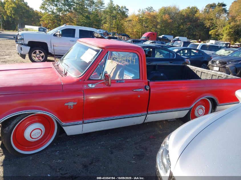 1968 Chevrolet C10 VIN: CE148B105070 Lot: 43354194