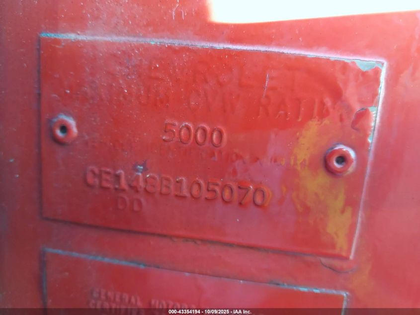 1968 Chevrolet C10 VIN: CE148B105070 Lot: 43354194