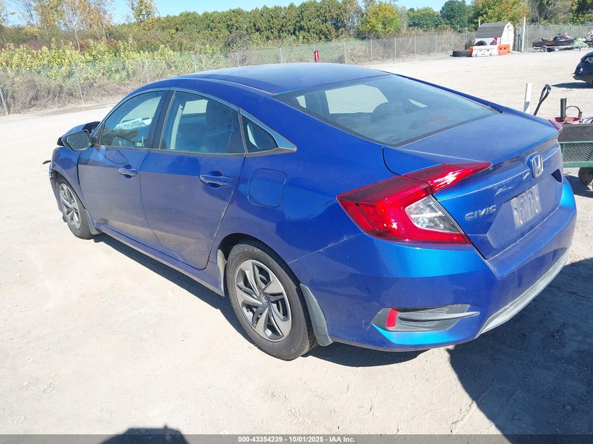 2019 HONDA CIVIC LX - 2HGFC2F6XKH605281