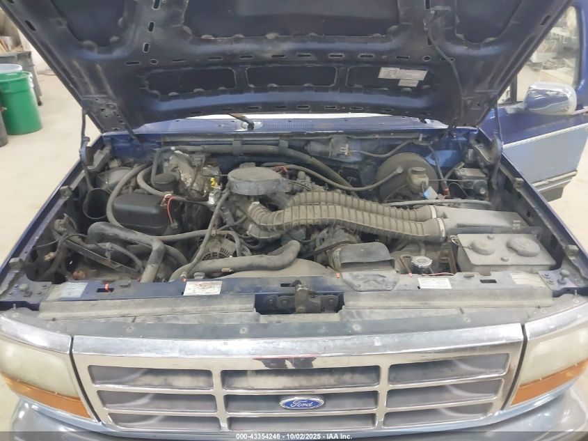 1996 Ford F250 VIN: 1FTHX25HXTEA55619 Lot: 43354246