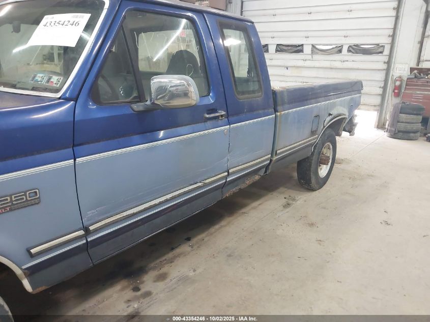 1996 Ford F250 VIN: 1FTHX25HXTEA55619 Lot: 43354246