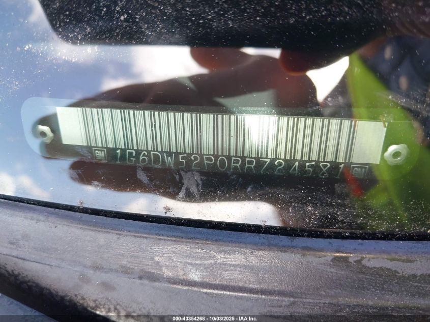 1994 Cadillac Fleetwood Brougham VIN: 1G6DW52P0RR724581 Lot: 43354268