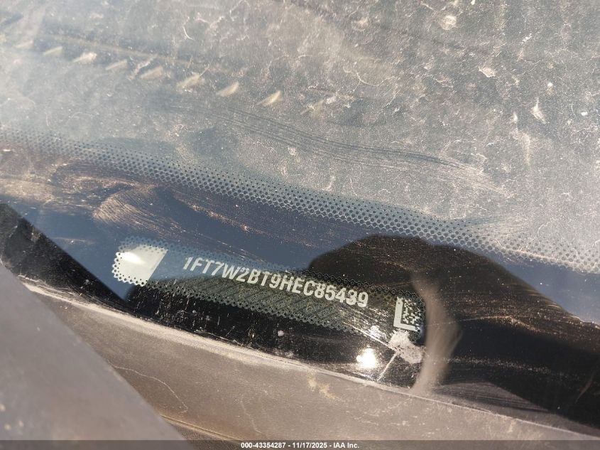 2017 Ford F-250 Xl VIN: 1FT7W2BT9HEC85439 Lot: 43354287