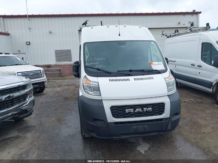 2021 Ram Promaster 2500 High Roof 159 Wb VIN: 3C6LRVDG2ME523242 Lot: 43354312