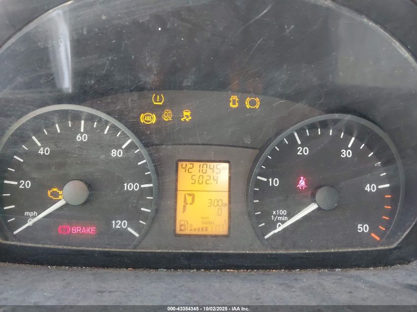 2011 Mercedes-Benz Sprinter 2500 High Roof VIN: WD3PE8CB3B5605335 Lot: 43354345