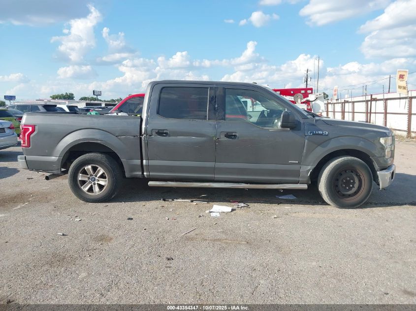 2016 Ford F-150 Xlt VIN: 1FTEW1CG0GKD45191 Lot: 43354347