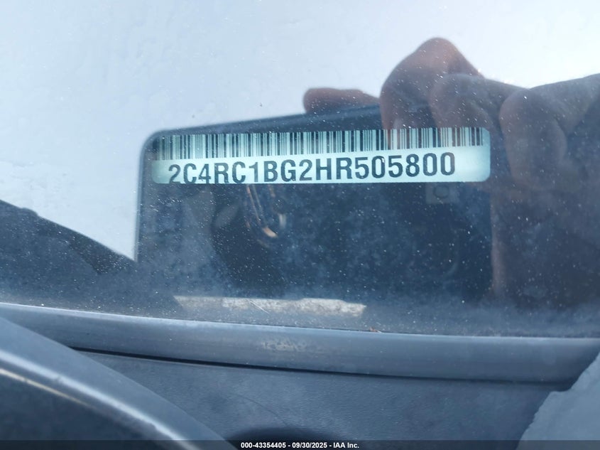 2017 CHRYSLER PACIFICA TOURING-L - 2C4RC1BG2HR505800