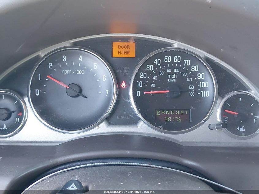 2007 Buick Rendezvous Cx VIN: 3G5DA03L67S544534 Lot: 43354410