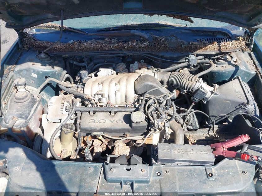 1996 Ford Taurus G VIN: 1FALP51U5TA263421 Lot: 43354420