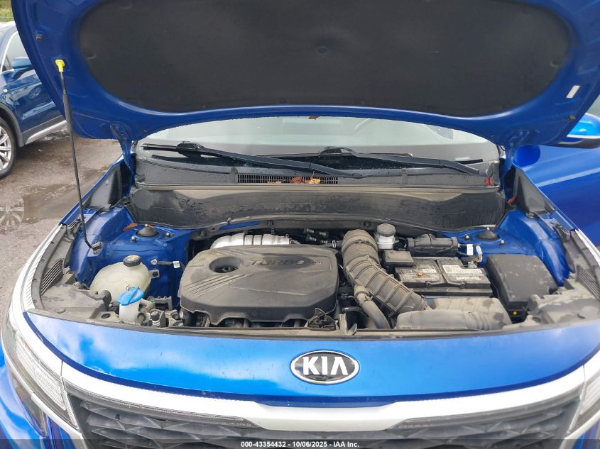 2021 Kia Seltos S Turbo VIN: KNDEUCA21M7088887 Lot: 43354432