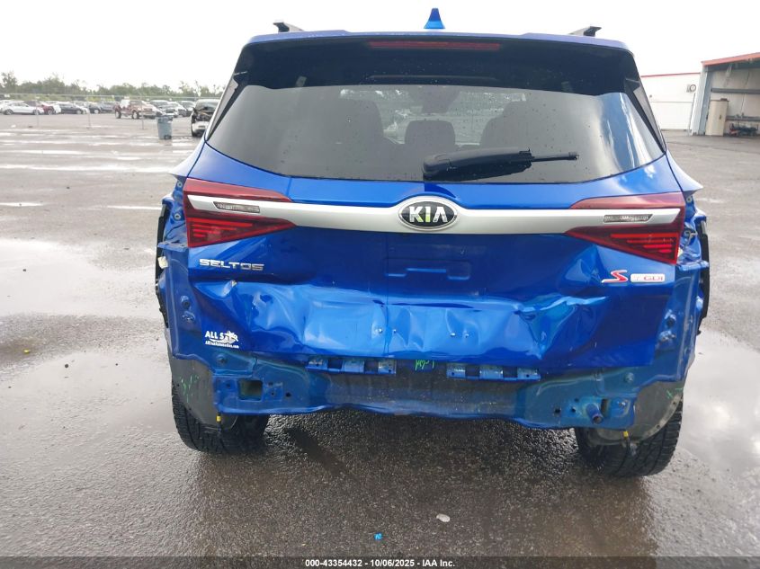 2021 Kia Seltos S Turbo VIN: KNDEUCA21M7088887 Lot: 43354432
