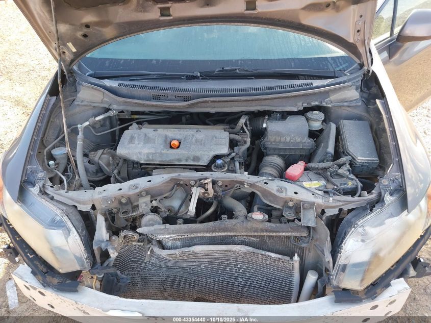 2012 Honda Civic Lx VIN: 19XFB2F58CE305308 Lot: 43354440