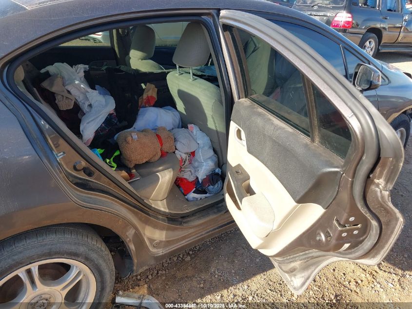 2012 Honda Civic Lx VIN: 19XFB2F58CE305308 Lot: 43354440