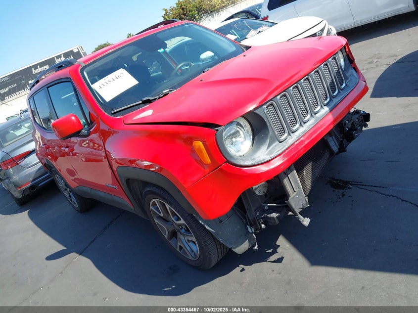 2016 JEEP RENEGADE LATITUDE - ZACCJABT0GPD49915