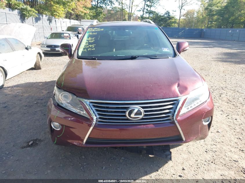 2013 Lexus Rx 350 VIN: 2T2BK1BA4DC205195 Lot: 43354501