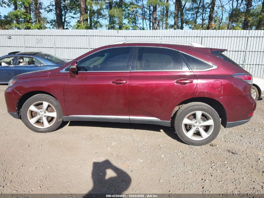 2013 Lexus Rx 350 VIN: 2T2BK1BA4DC205195 Lot: 43354501