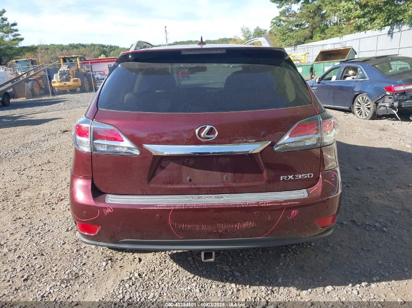 2013 Lexus Rx 350 VIN: 2T2BK1BA4DC205195 Lot: 43354501
