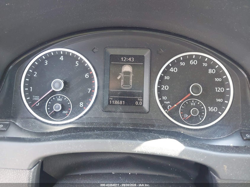 2013 VOLKSWAGEN TIGUAN S WVGAV3AX6DW569033