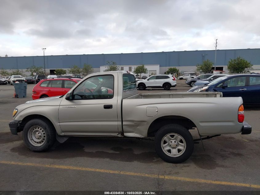 2004 Toyota Tacoma VIN: 5TENL42N24Z347221 Lot: 43354530