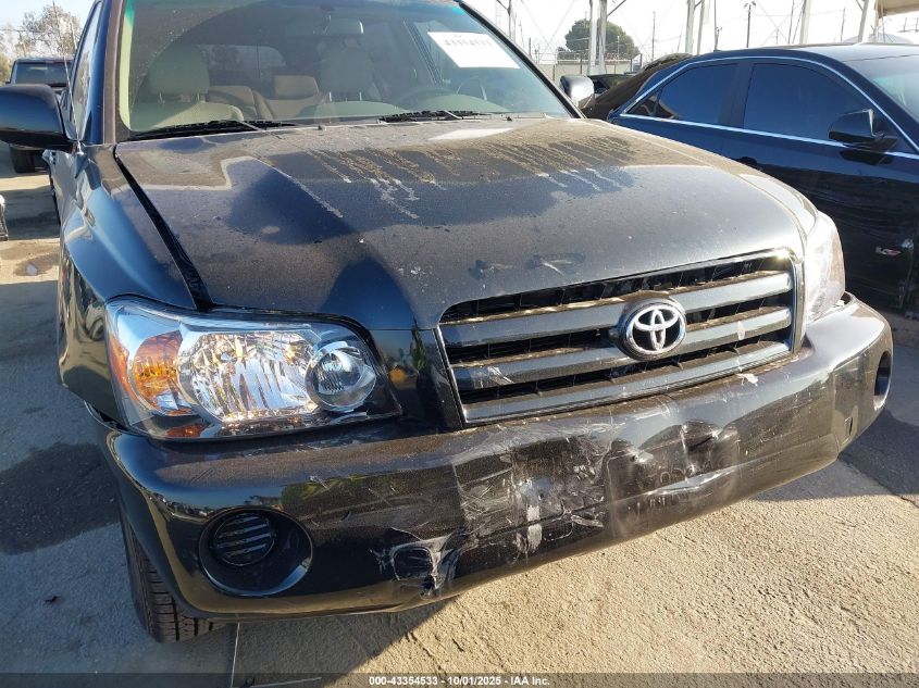 2007 Toyota Highlander VIN: JTEGD21A770160209 Lot: 43354533