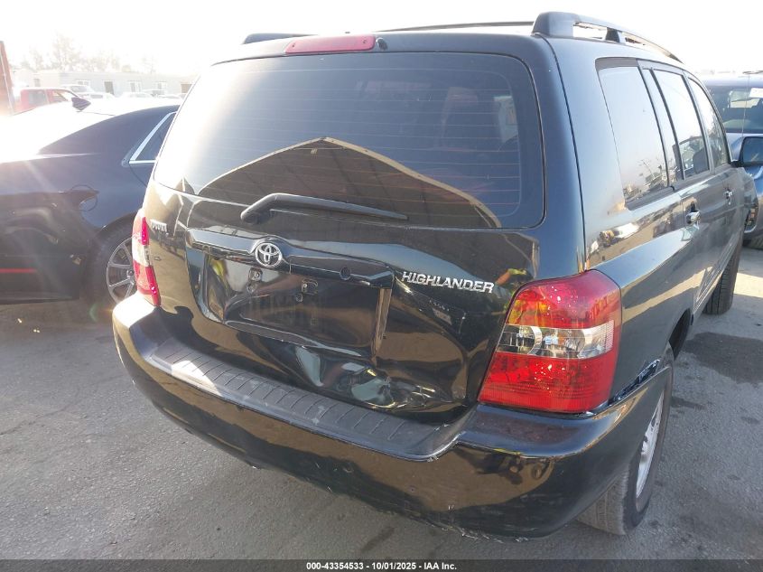 2007 Toyota Highlander VIN: JTEGD21A770160209 Lot: 43354533