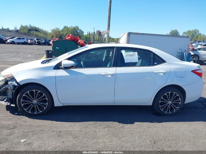 2014 Toyota Corolla S Plus VIN: 2T1BURHE4EC033405 Lot: 43354557