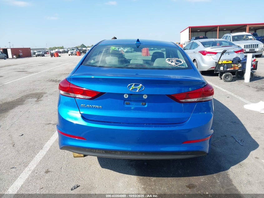 2018 HYUNDAI ELANTRA SEL - KMHD84LF1JU593522