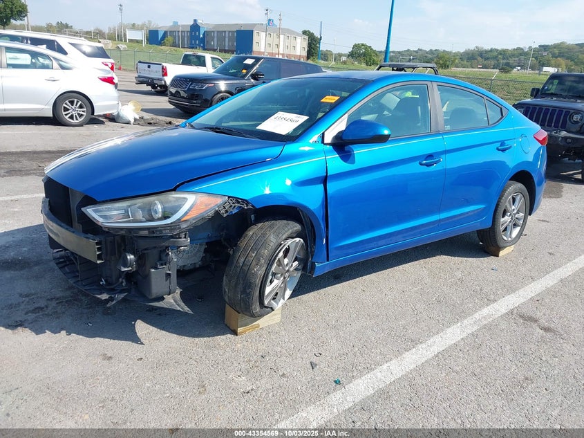 2018 HYUNDAI ELANTRA SEL - KMHD84LF1JU593522