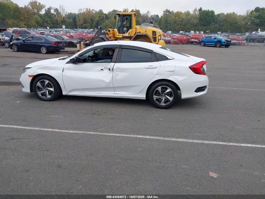 2020 Honda Civic Lx VIN: 2HGFC2F68LH547656 Lot: 43354572