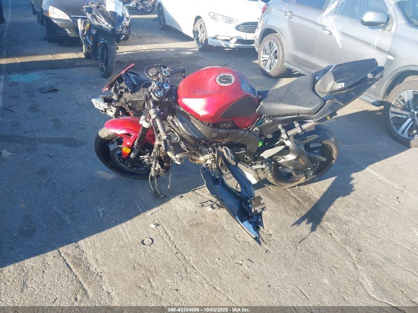 2022 Kawasaki Zx636 K VIN: JKBZXJH11NA012381 Lot: 43354586