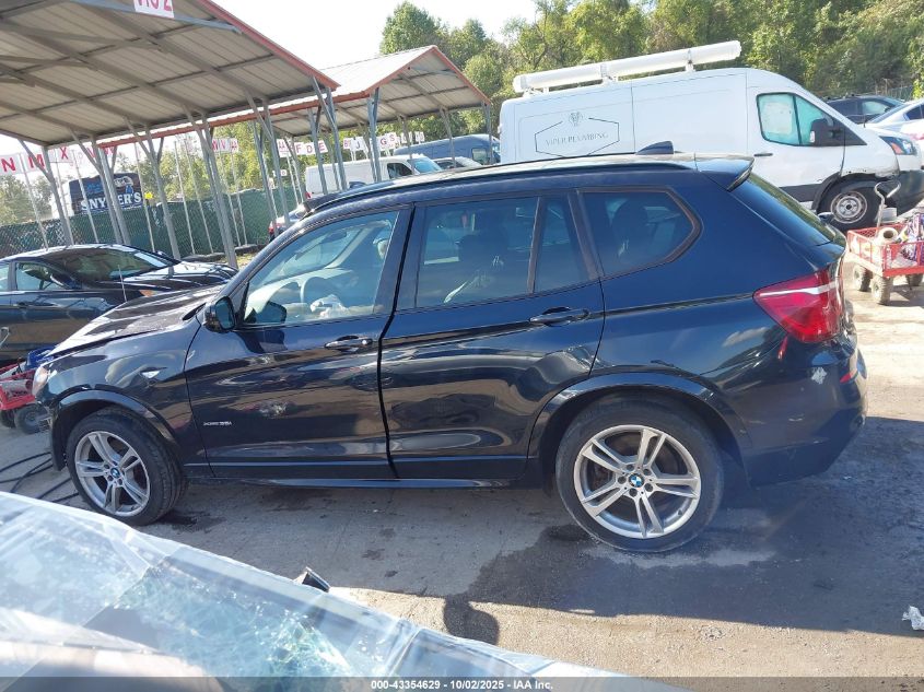 2012 BMW X3 xDrive35I VIN: 5UXWX7C54CL736706 Lot: 43354629