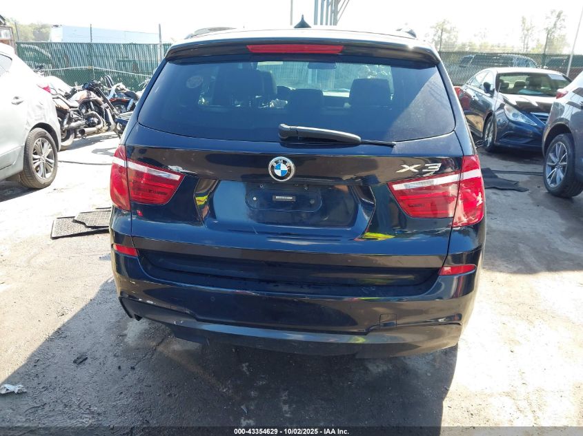 2012 BMW X3 xDrive35I VIN: 5UXWX7C54CL736706 Lot: 43354629