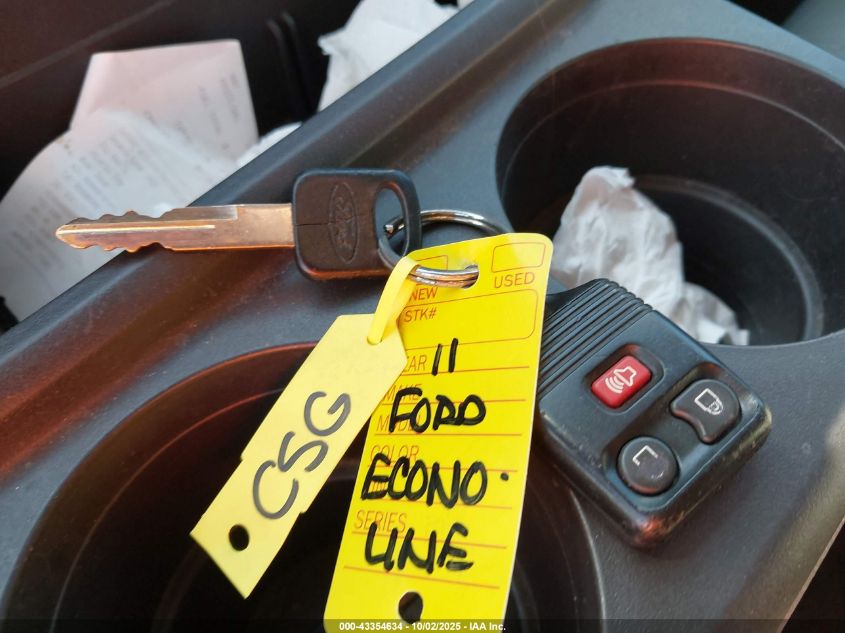 2011 Ford E-250 Commercial VIN: 1FTNS2EW7BDA00484 Lot: 43354634