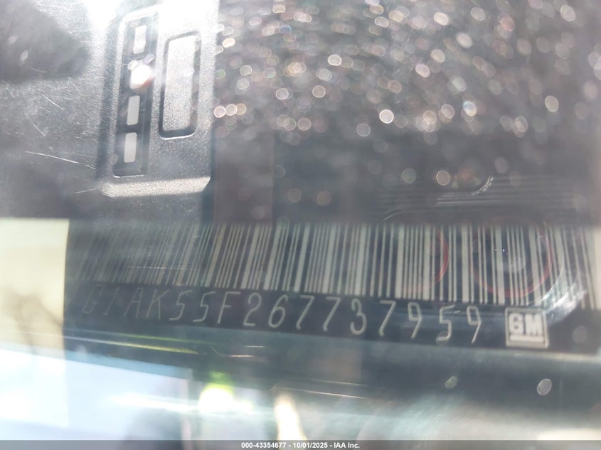 2006 Chevrolet Cobalt Ls VIN: 1G1AK55F267737959 Lot: 43354677